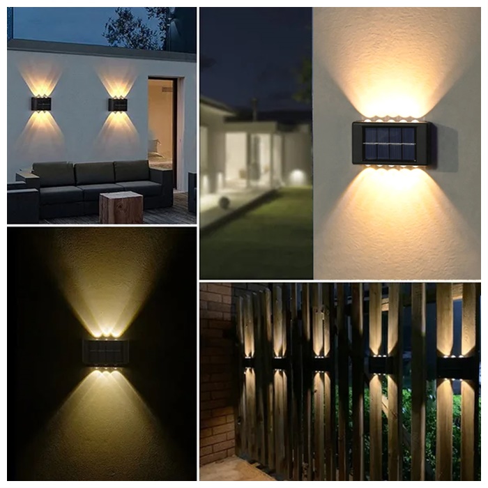 Buy Pcs Solar Led Outdoor Wall Light Solar Led Light For Courtyard Street Landscape Garden